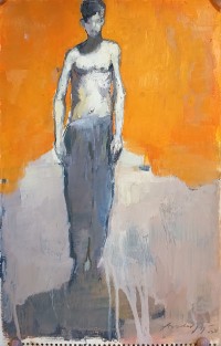 Arsalan Naqvi, 14 x 21 Inch, Acrylic on Paper, Figurative Painting, AC-ARN-196
